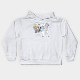 Girls in Amsterdam Kids Hoodie